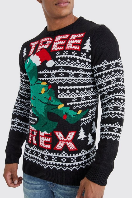 Tree Rex Weihnachtspullover