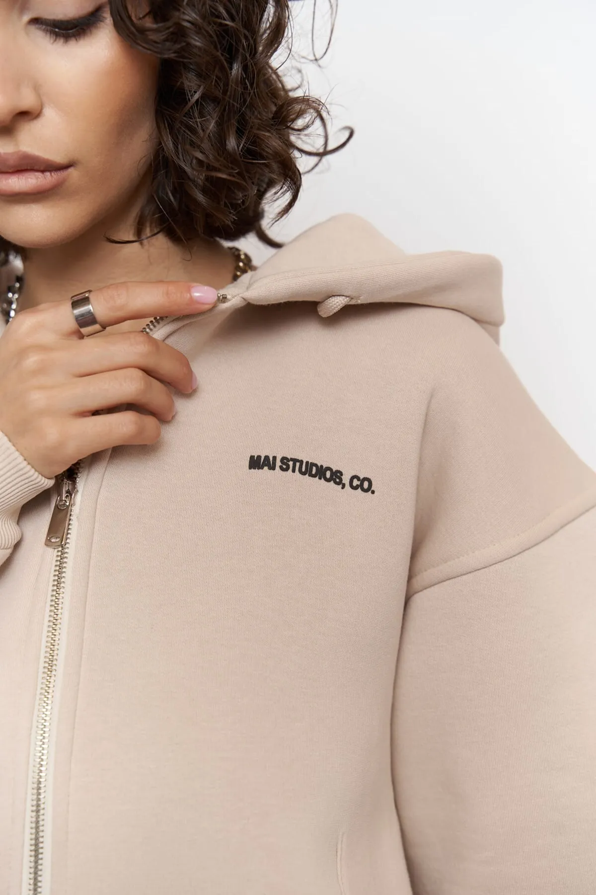 MAİ COLLECTİON  Studios Crop Bone Trainingsanzug