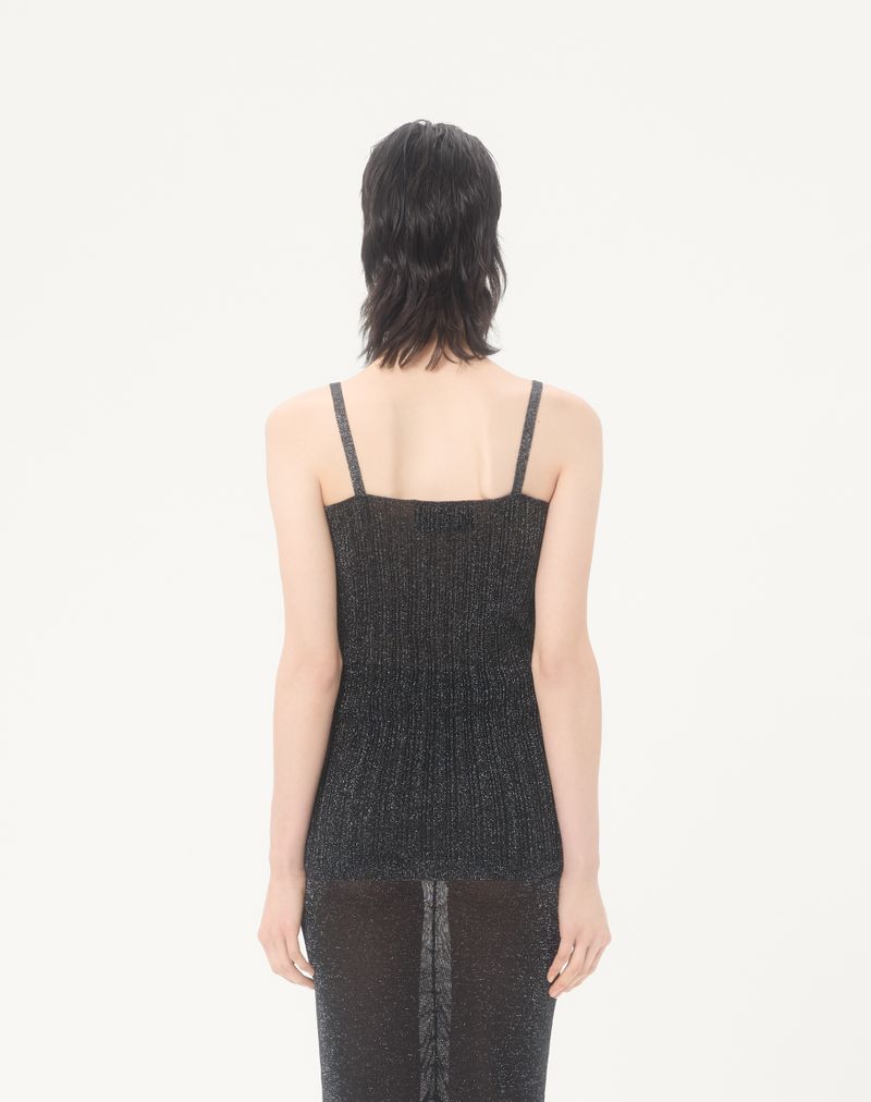 Lurex gebreide top