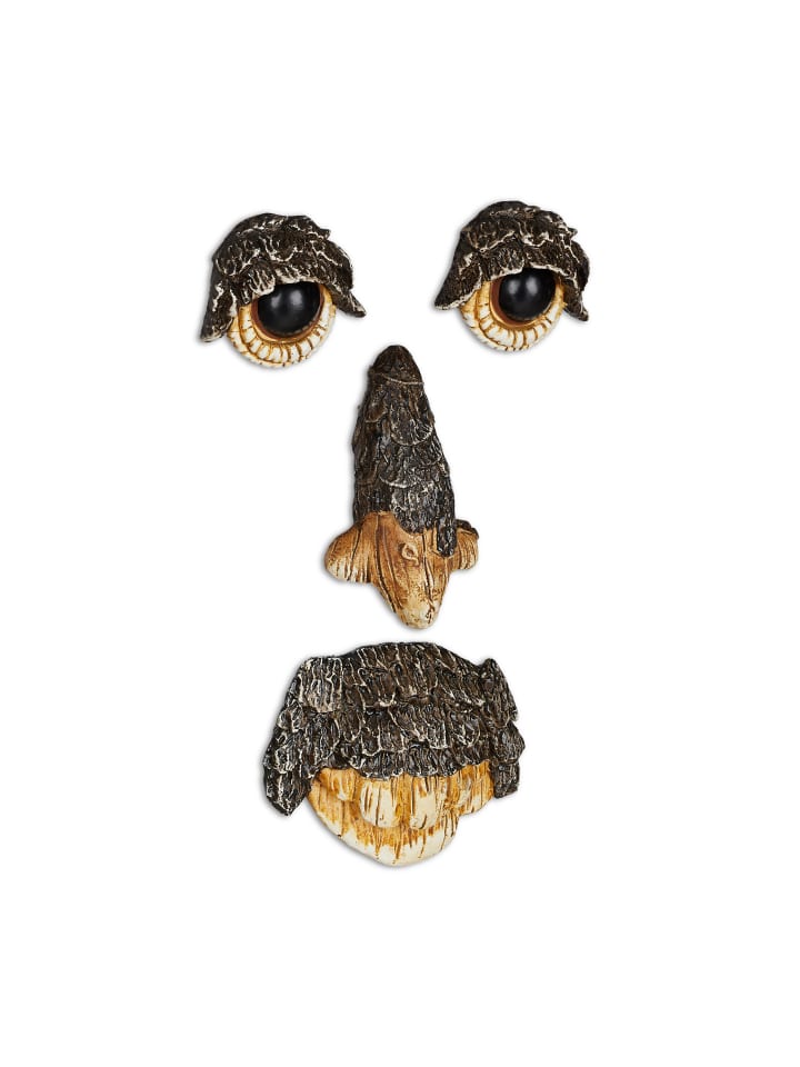 relaxdays Baumgesicht Naturgeist in Braun/Beige günstig kaufen onesize