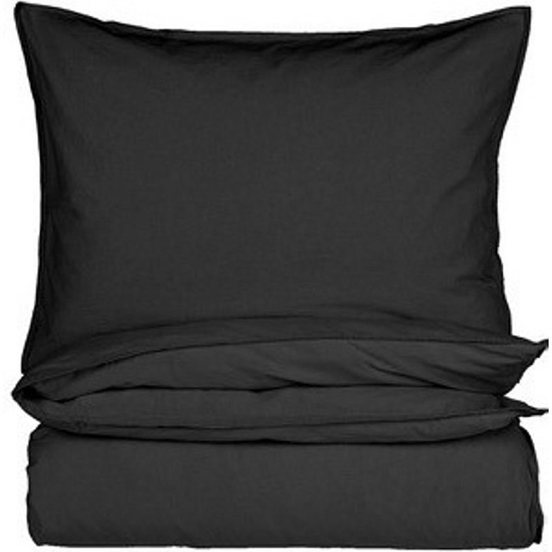 Home Sengesett 140x220 cm bomull antrasitt