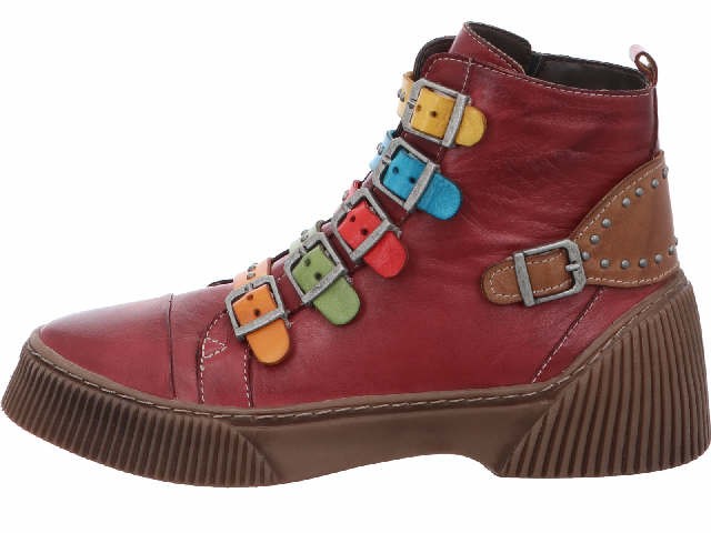 GEMINI Stiefeletten rot