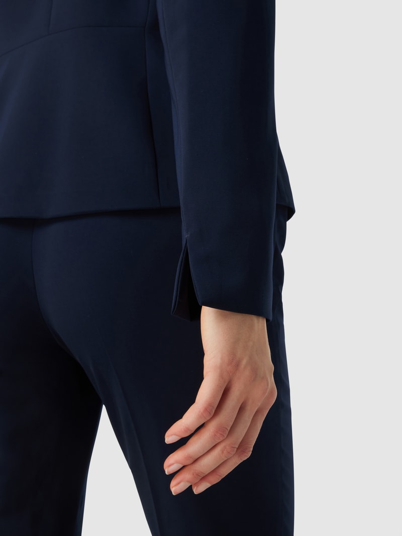 Blazer mit Stretch-Anteil in marineblau