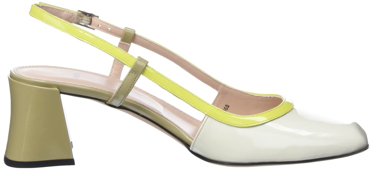 HUGO BOSS Sling-Pumps weiss Sophy Sling60-P 10233188 01
