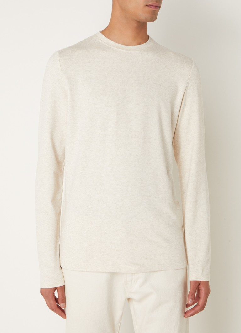 Reiss Adam fine-knit pullover with melange design