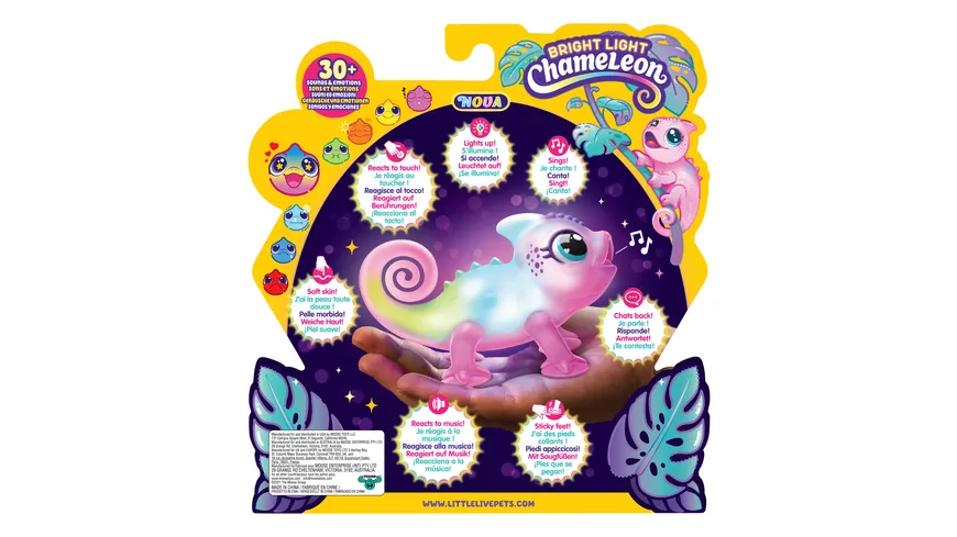 LITTLE LIVE PETS - Chamäleon - Nova - pink