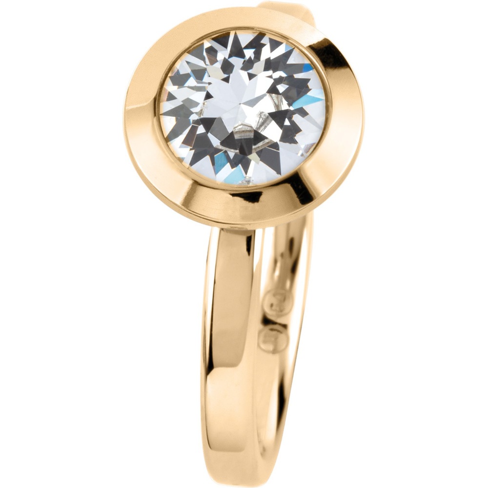 Jacques Lemans Bague pour femme Acier inoxydable or Bague