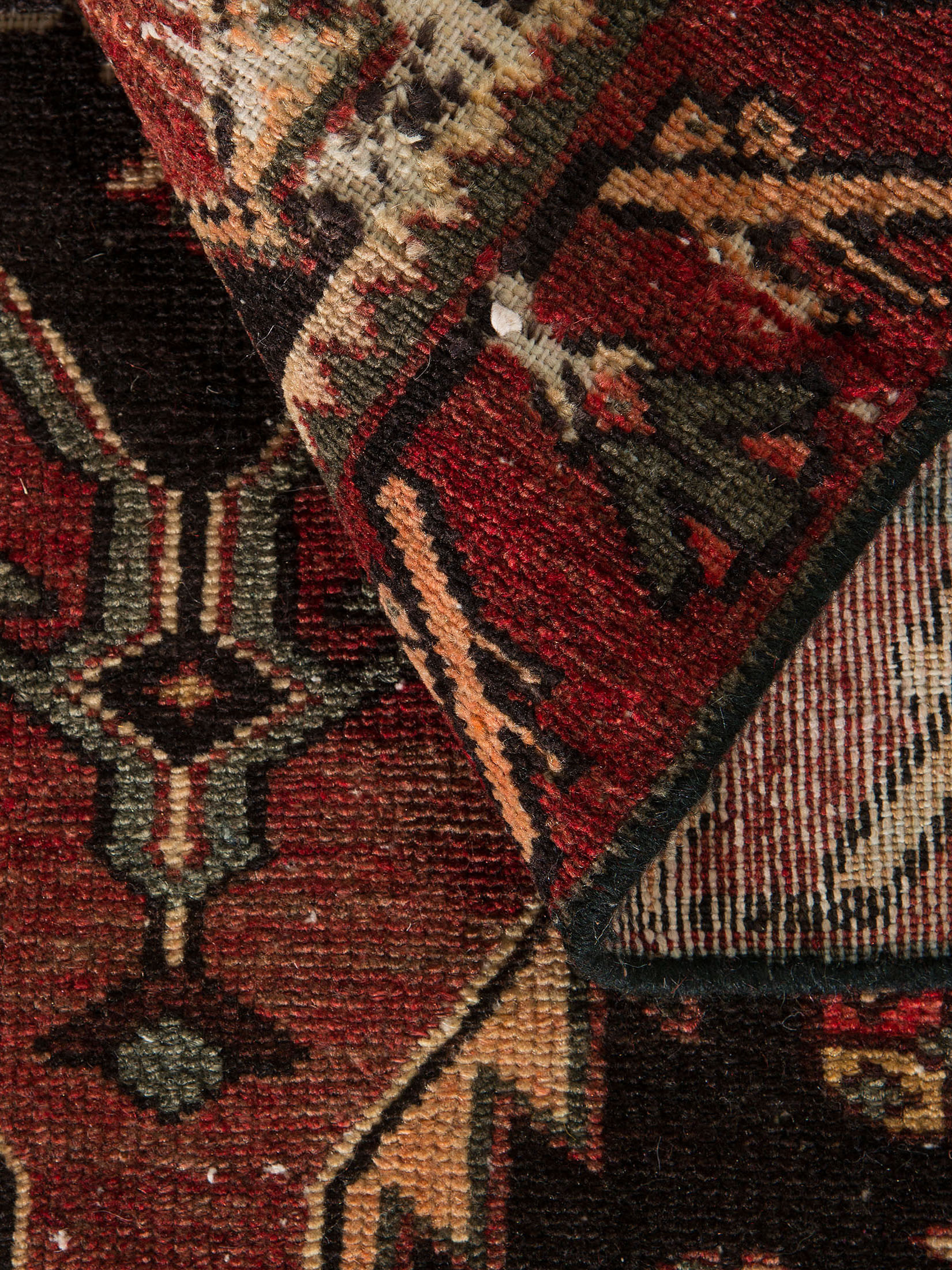 Mazlaghan Hamadan Vintage ca. 108 x 168 cm, Unikat / Einzelstück