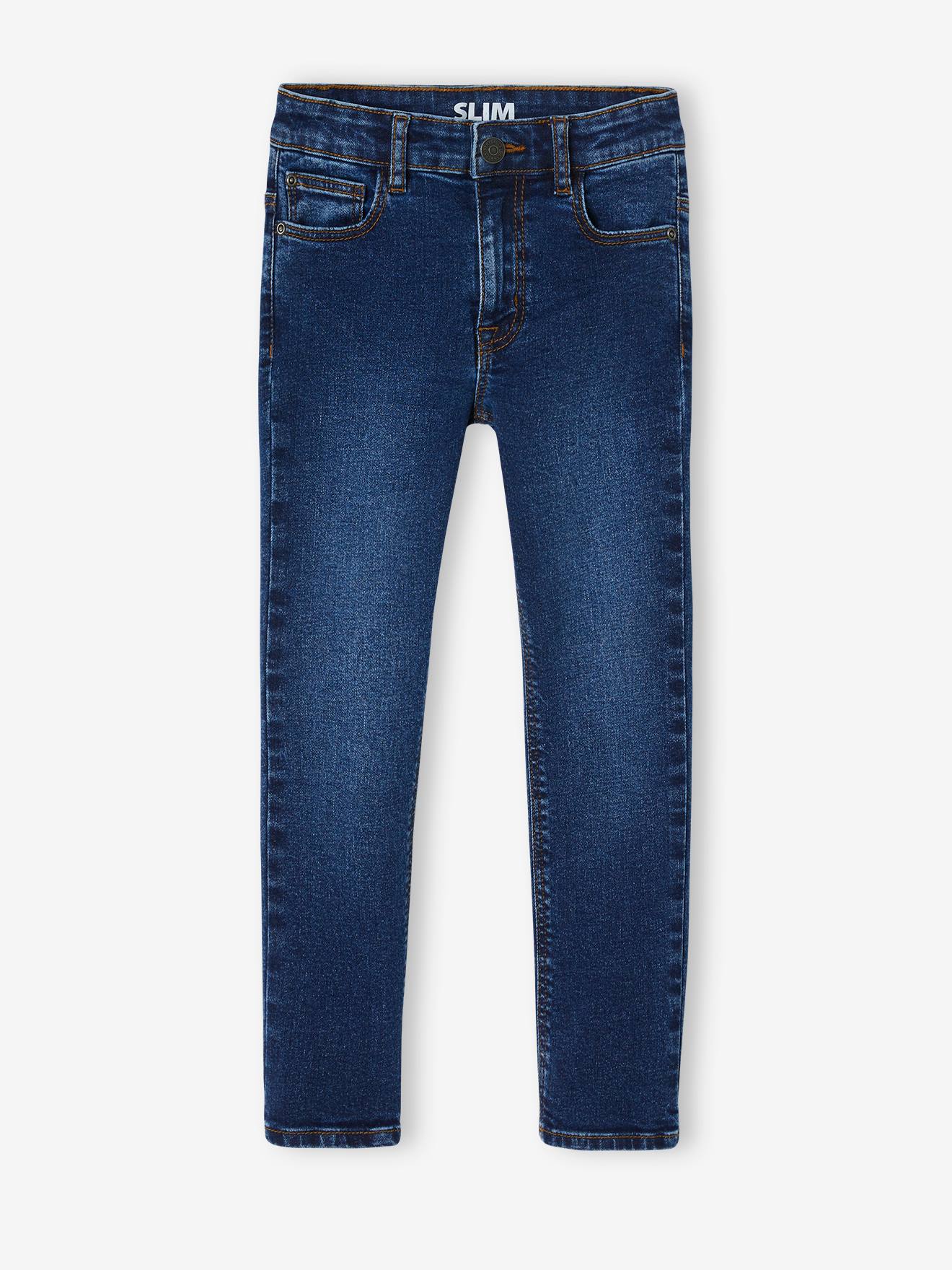Vertbaudet Jungen Slim-Fit-Jeans BASIC - blue stone