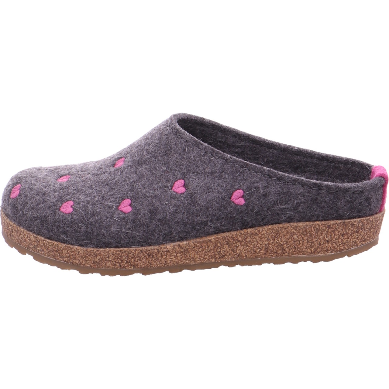 HAFLINGER Hausschuhe grau