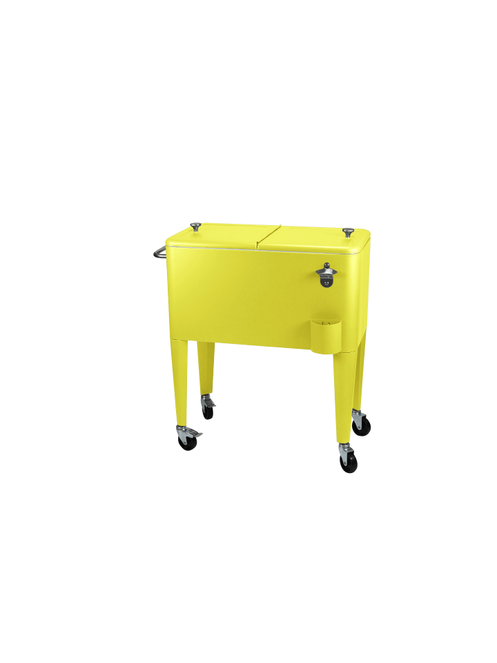 Beachtrekker Kailua Cooler - Kühlbox, Kühlwagen, Getränkekühler, Gelb günstig kaufen onesize