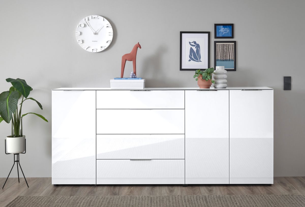 Kommode Santorin Weiß 226 x 99 cm