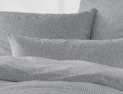 Bettwäsche Carla in Gr. 135x200, 155x220 oder 200x200 cm, Irisette, Mako-Satin, 2 teilig, Bettwäsche aus Baumwolle, Bettwäsche mit Reißverschluss