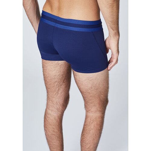 BOXER-BADEHOSE MIT ABGESETZEM BUND