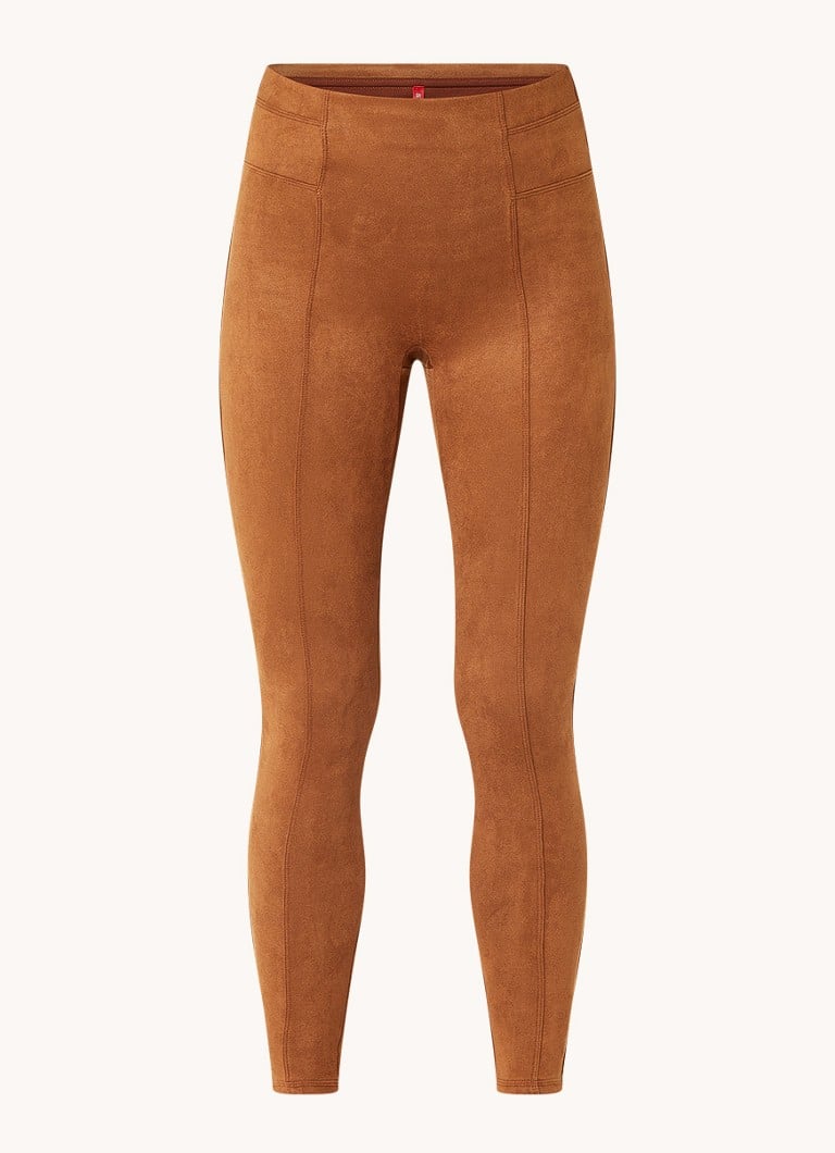 Legíny SPANX s vysokým pasem z imitace semiše