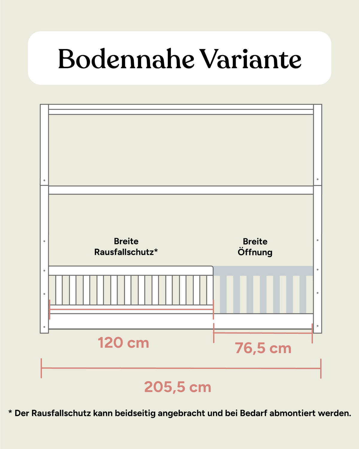 Hausbett Buche Weiß