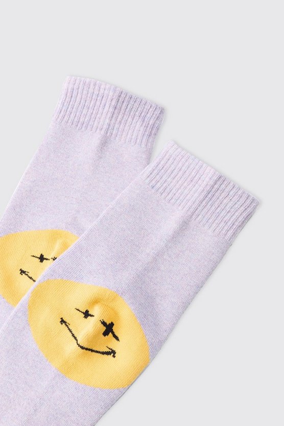 Socken mit Gesichts-Print