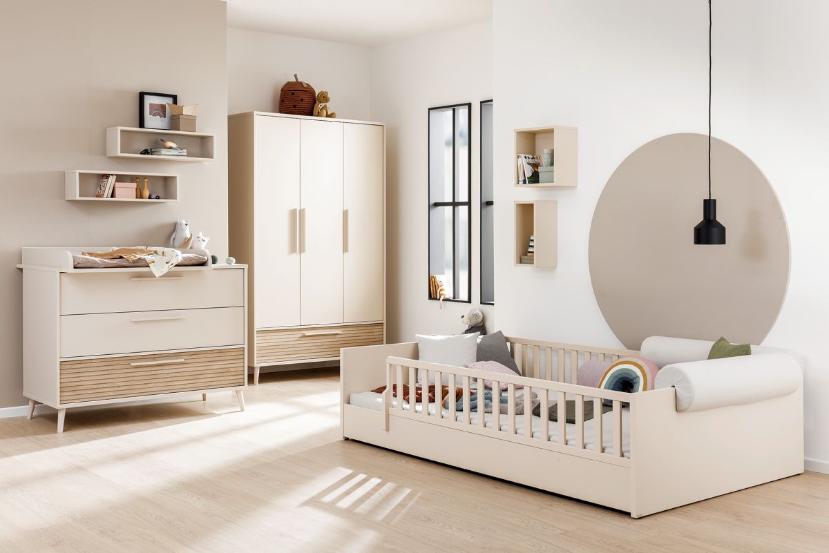 Paidi Unterschiebebett Little Flo Beige 90 x 200 cm