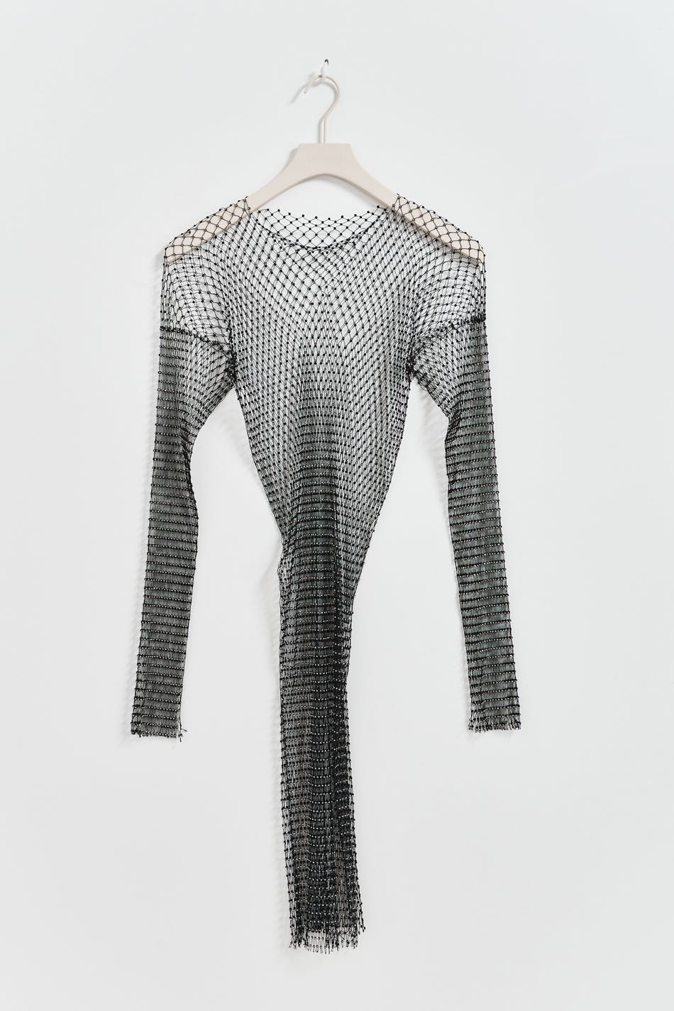 Net rhinestone dress