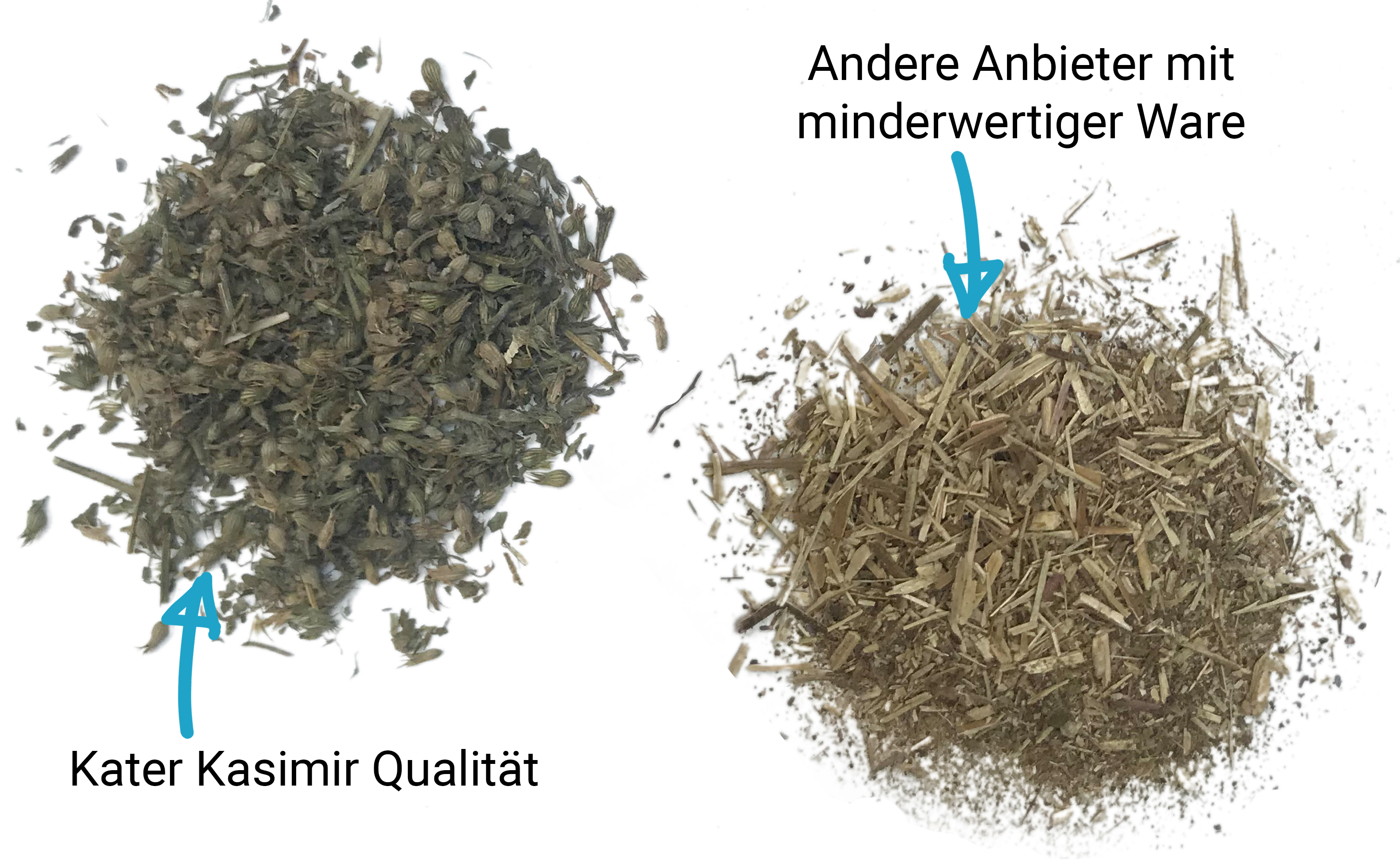 Kater Kasimir Baldrian & Catnipspielzeug Kater Kasimir Premium Katzenminze, 30g Beutel (getrocknet, geschnitten und gesiebt)