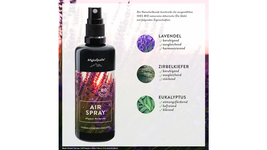 AllgäuQuelle AirSpray Nachtruhe 100 ml