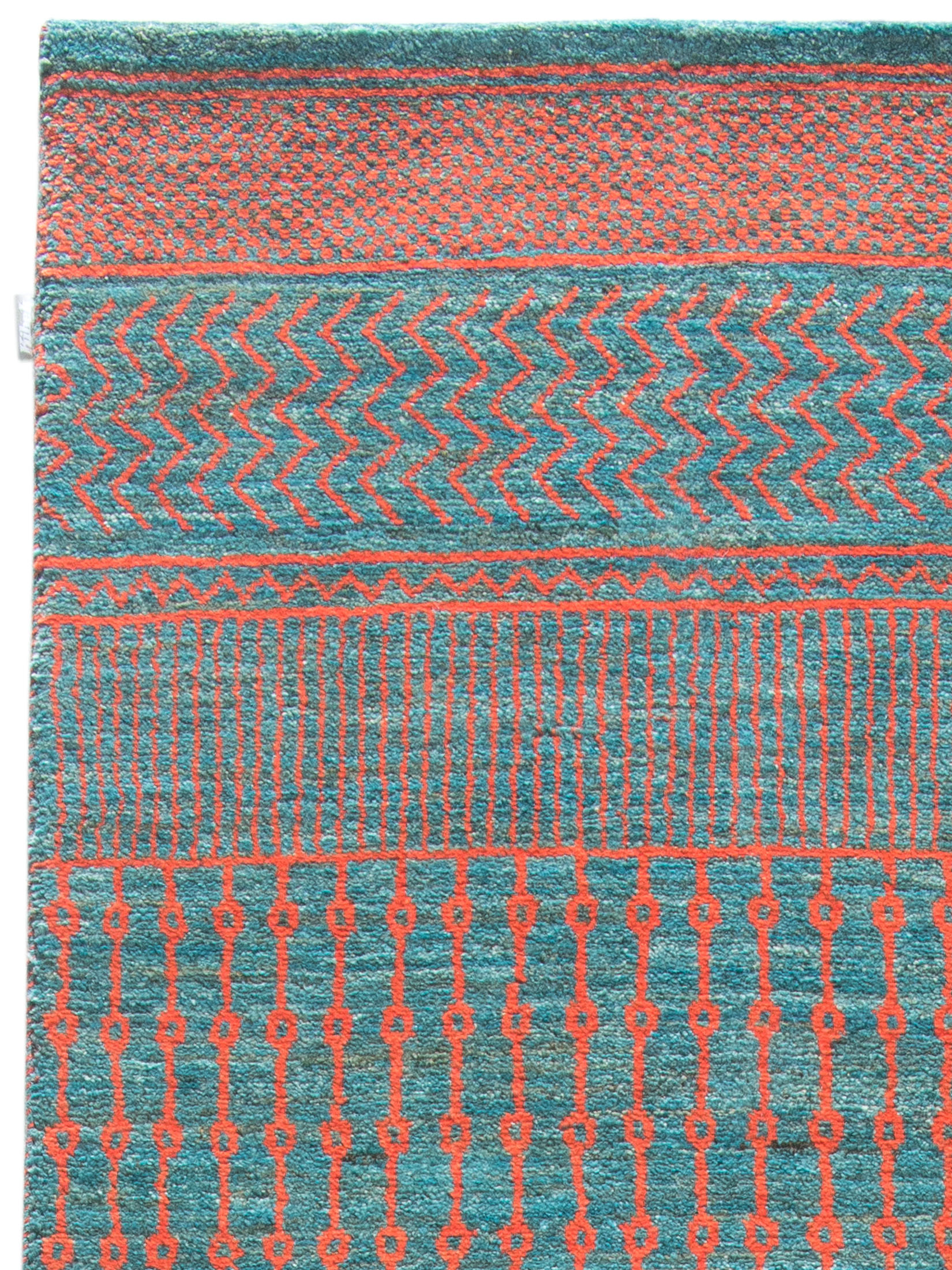 Contemporary Gabbeh ca. 76 x 310 cm, Unikat / Einzelstück