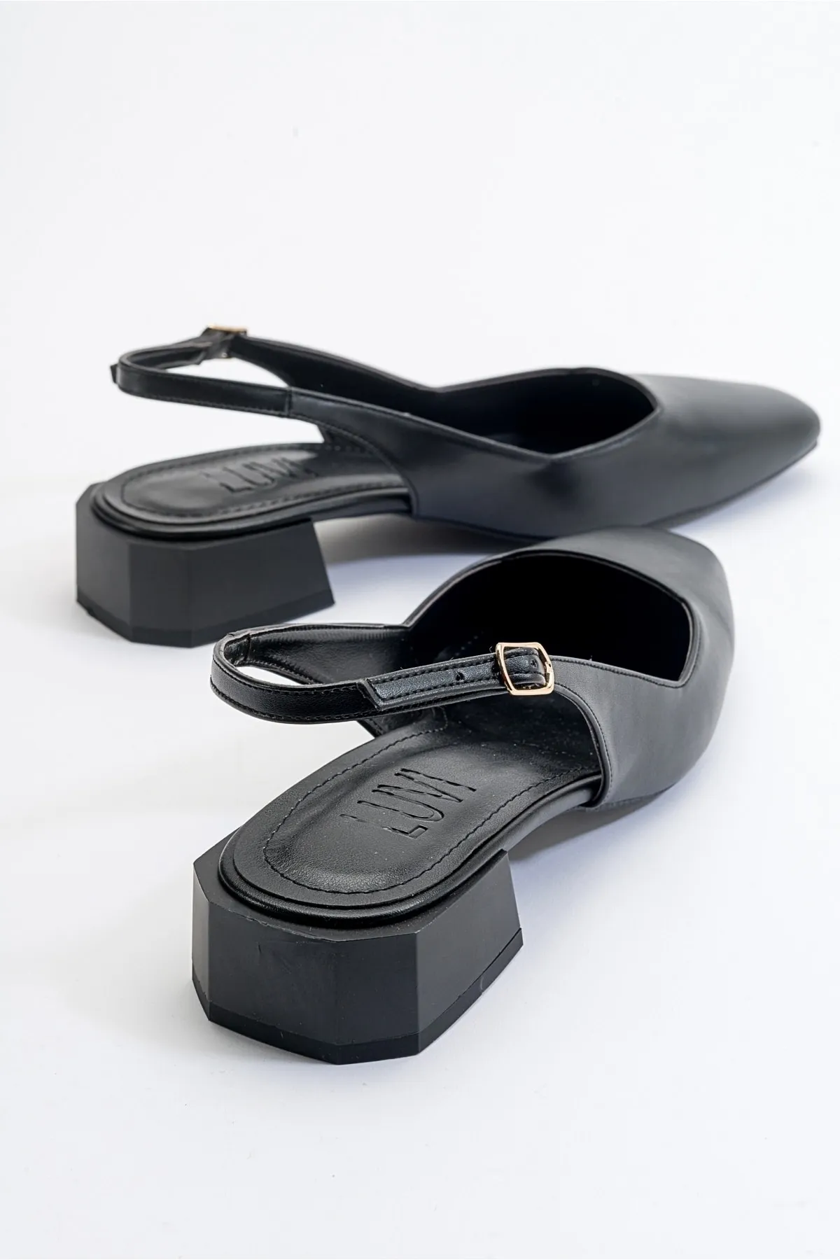 LuviShoes  State Black Skin Damen-Schuhe mit Absatz