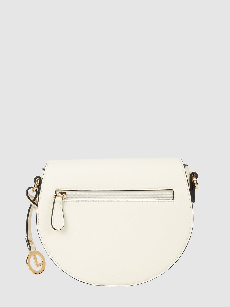Umhängetasche in Leder-Optik in offwhite