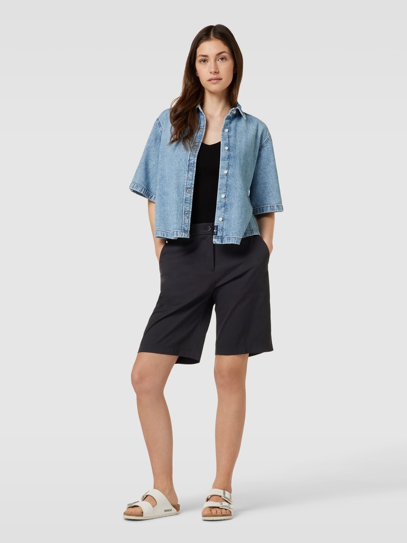 Bermudas mit Eingrifftaschen Modell 'Stella' in schwarz