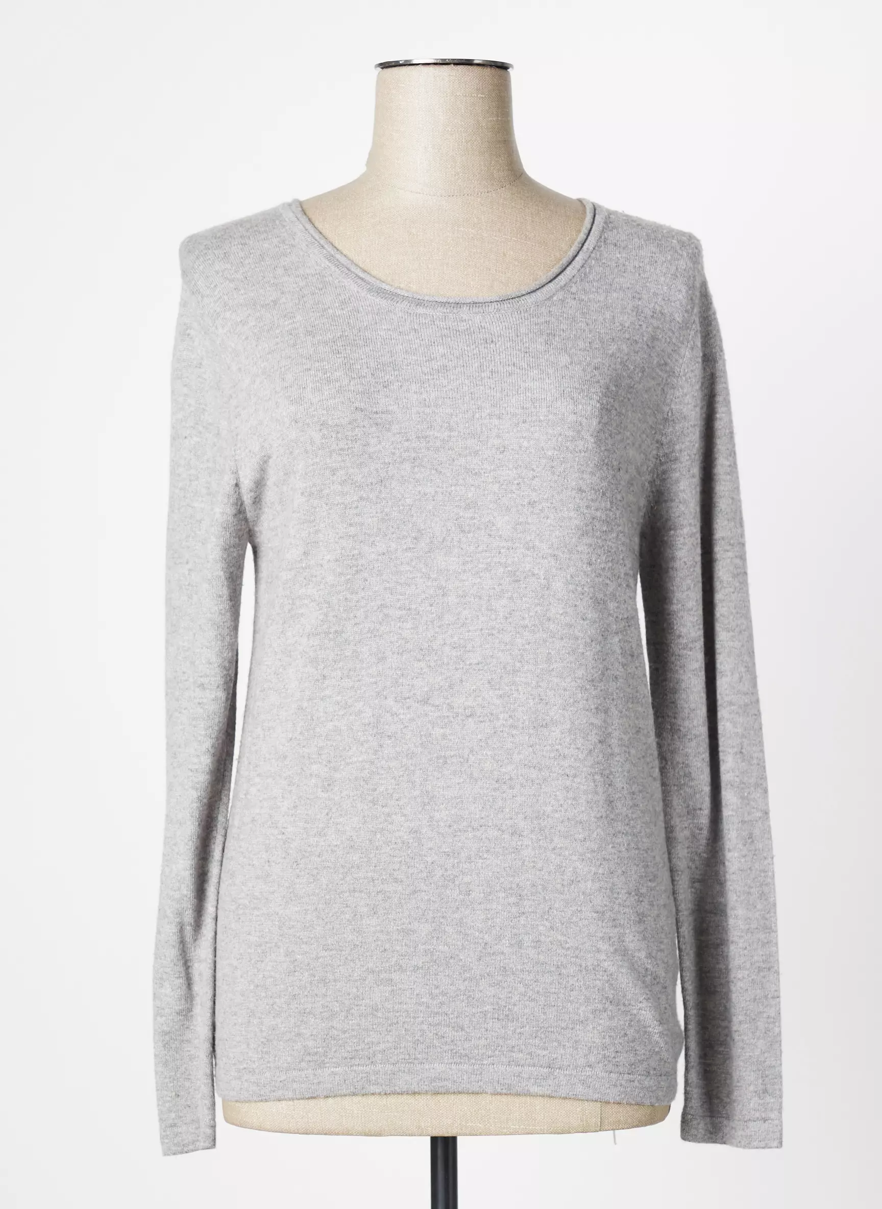 Soie Pour Soi Pulls Femme couleur gris