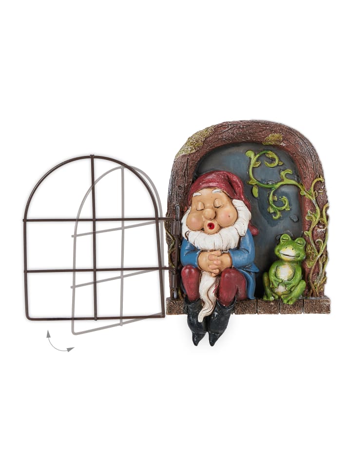 relaxdays Zwerg mit Fenster in Bunt günstig kaufen onesize