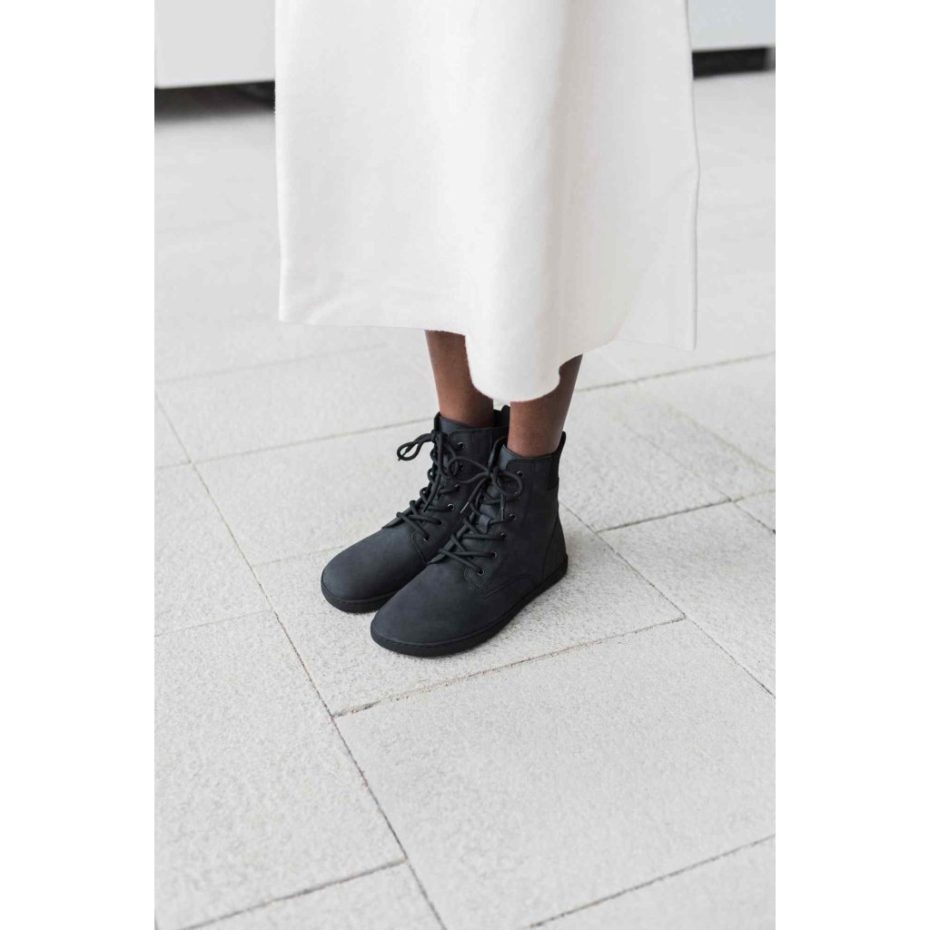 Shapen Urbaneer Black Winterbarfußschuhe