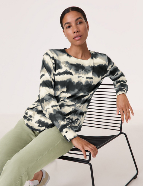 Blusenshirt mit Allover-Print