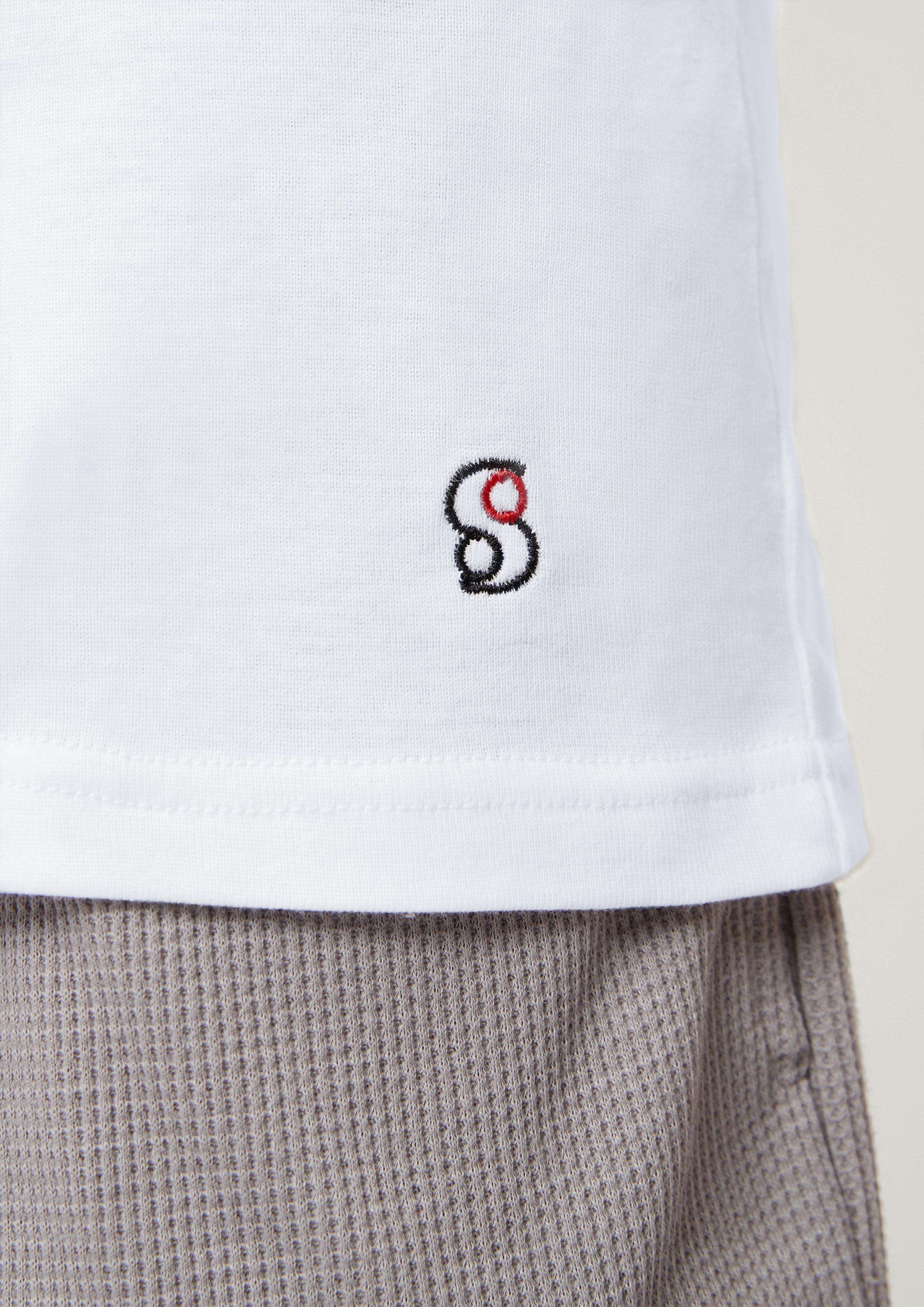 Pyjama-Shirt mit Knopfleiste  6008388-0100