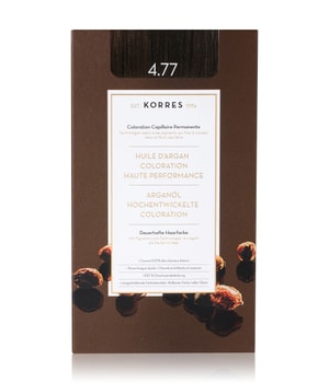 KORRES Arganöl Hochentwickelte Haarcoloration Dark Chocolate / Schokobraun Intensiv  4.77 Haarfarbe-1 Stk