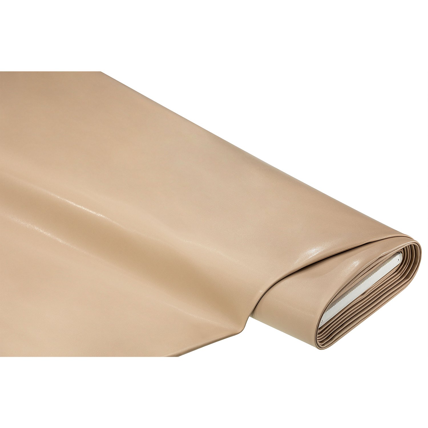 Glattes Kunstleder, taupe