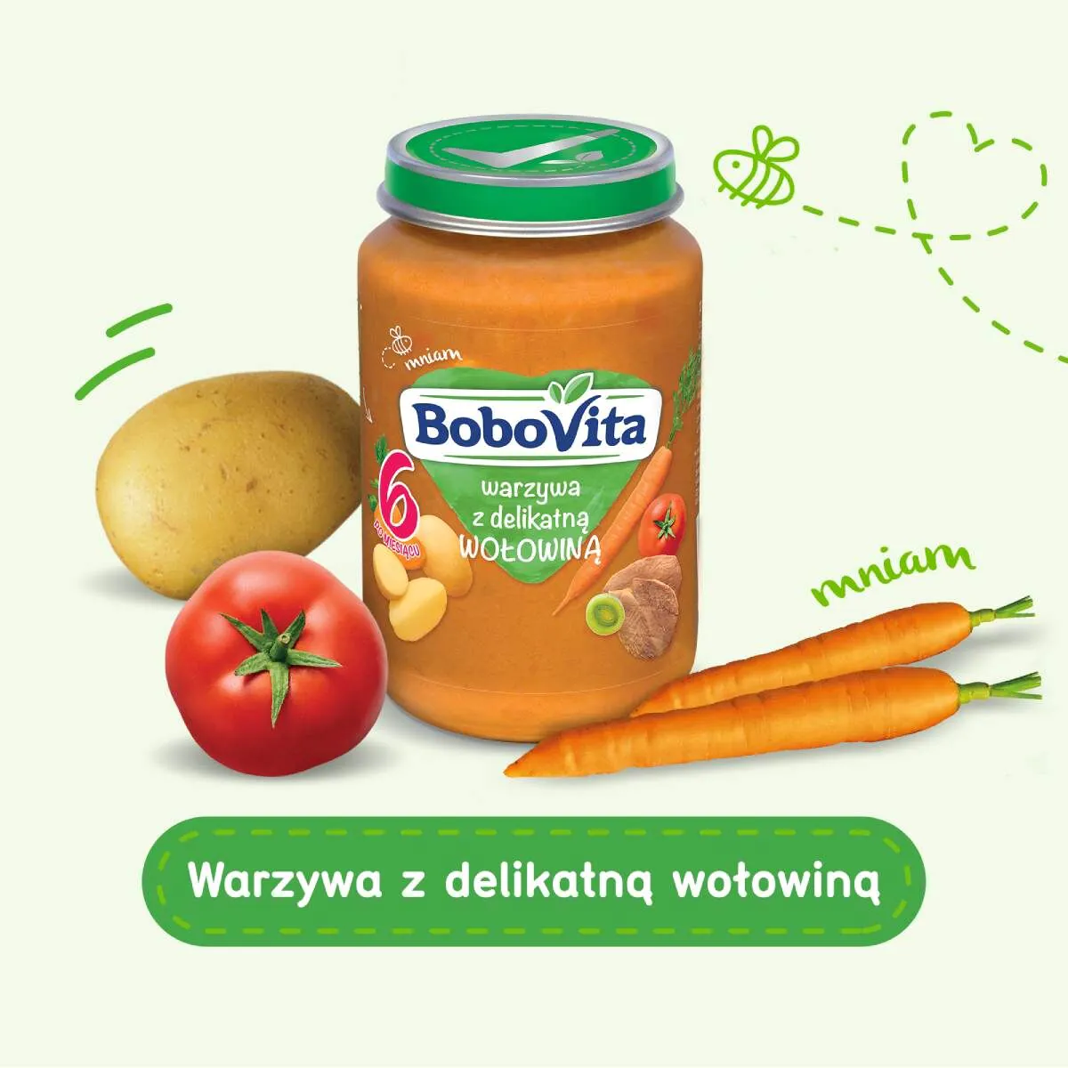 Bobovita Večera s povrćem i nježnom govedinom