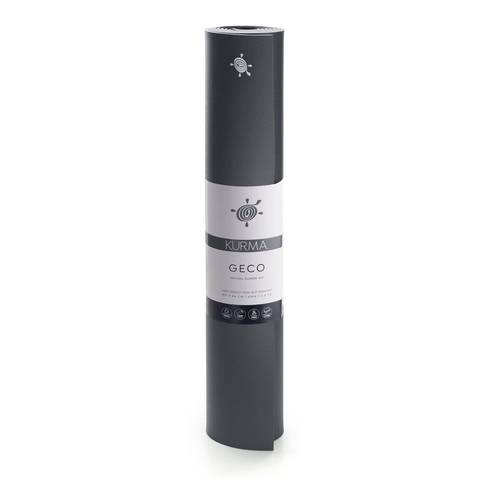 yogabox Yogamatte Naturkautschukmatte KURMA GECO 6 mm (1-St)