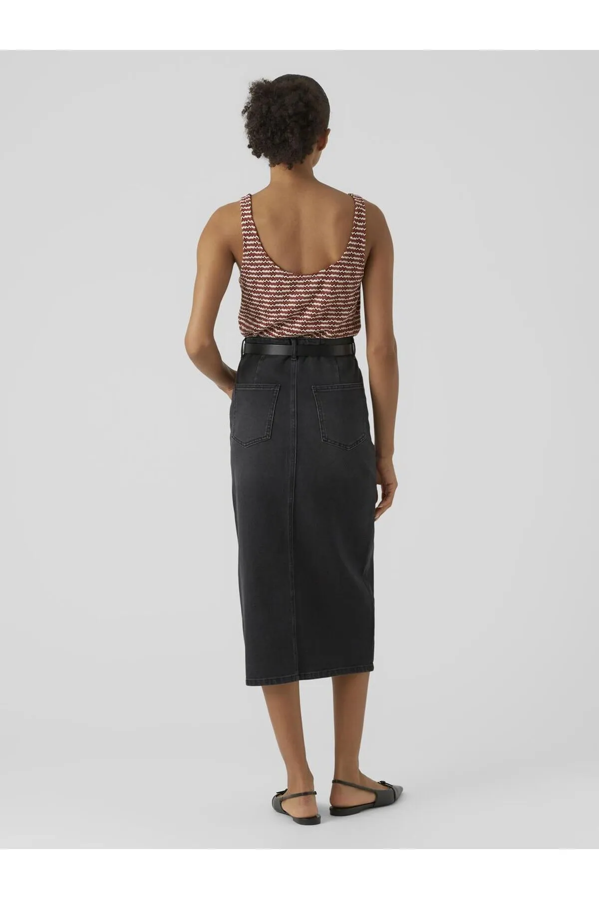 Vero Moda  Jeansrock Vmveri Langer Rock
