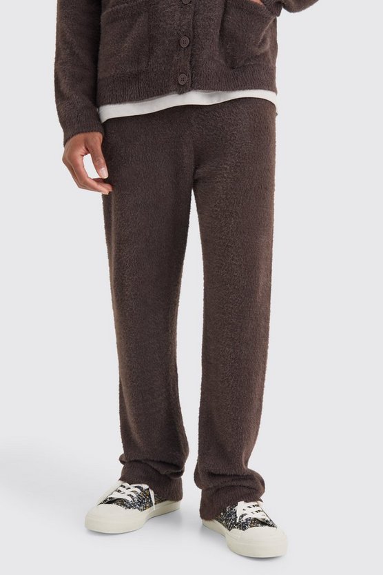 Lockere flauschige Jogginghose