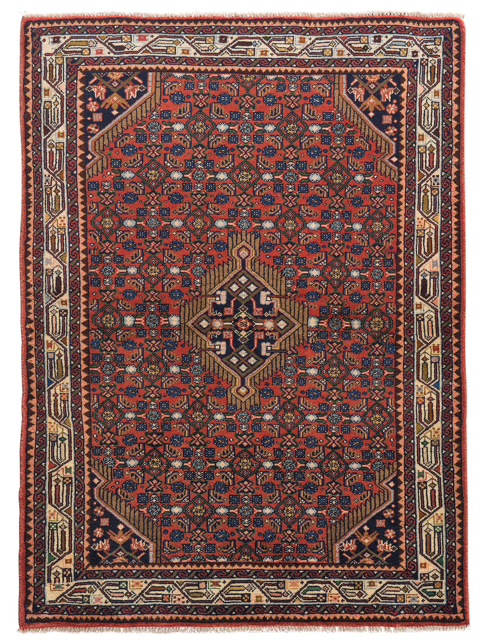 Tadjabad Hamadan ca. 108 x 146 cm, Unikat / Einzelstück
