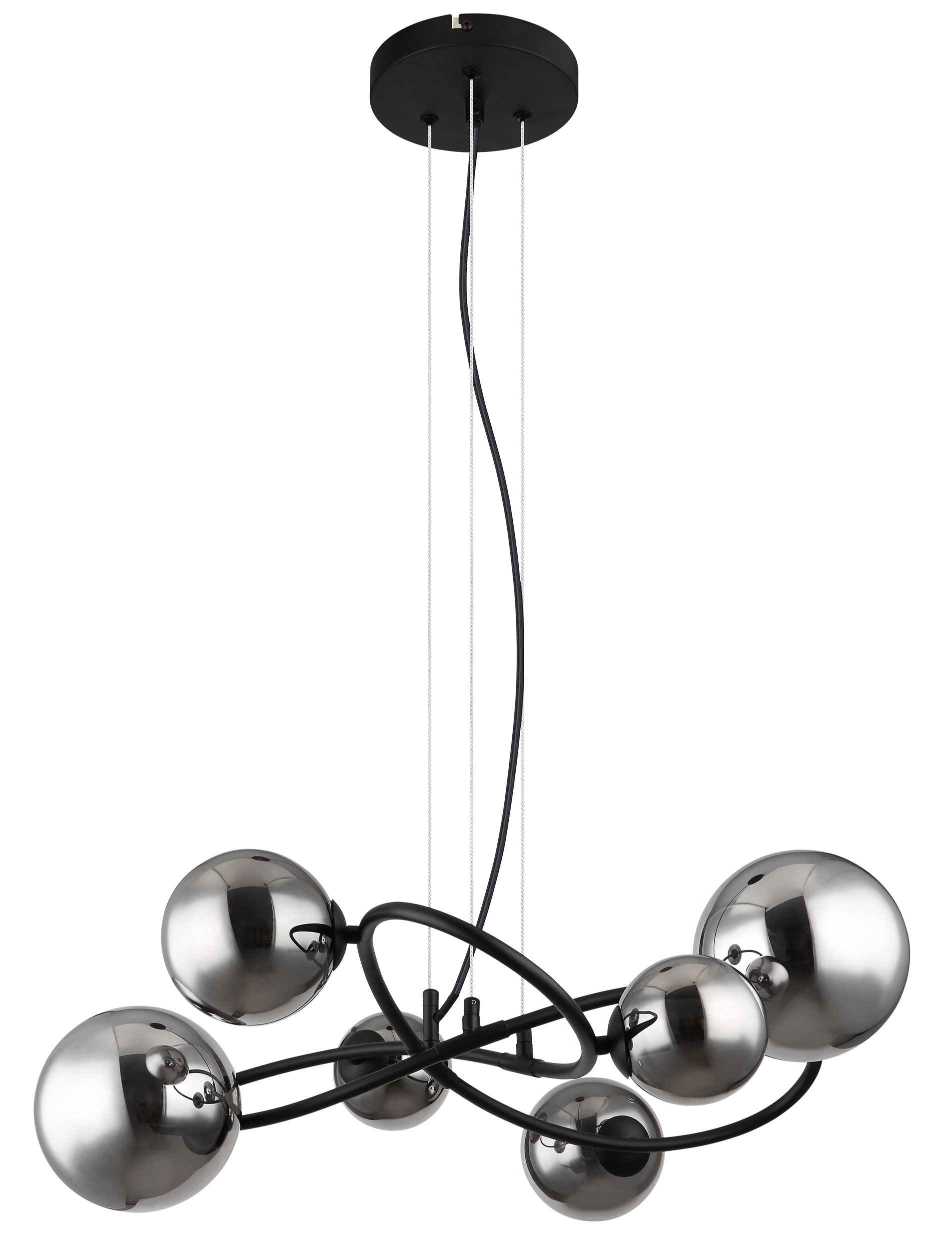 GloboLED-Pendelleuchte 6flg