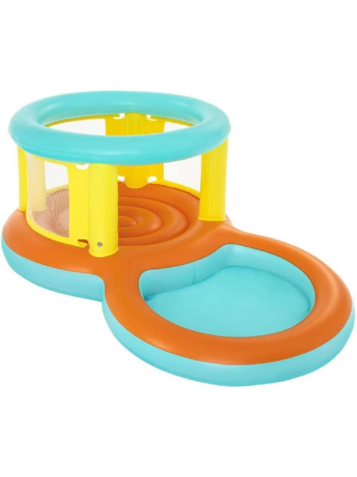 Bestway Hüpfburg mit Planschbecken Jumptopia Bouncer 239x142x102cm in mehrfarbig günstig kaufen onesize