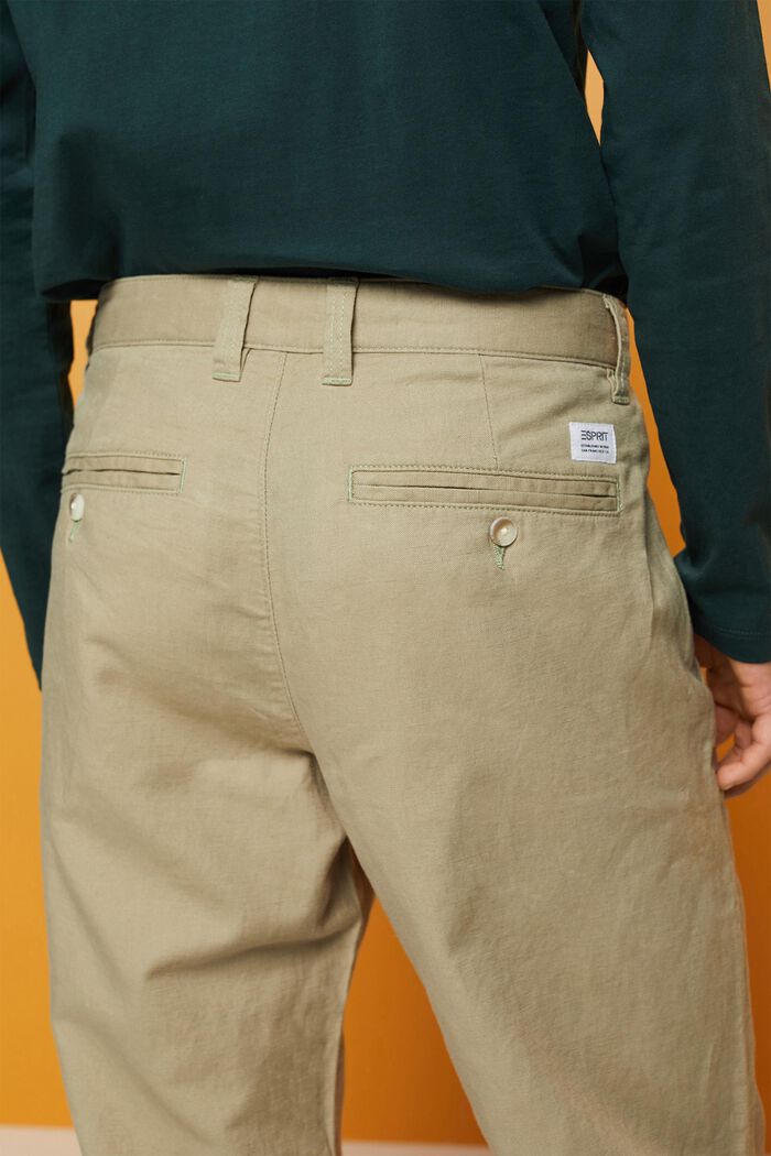Hose aus Baumwoll- und Leinenmix