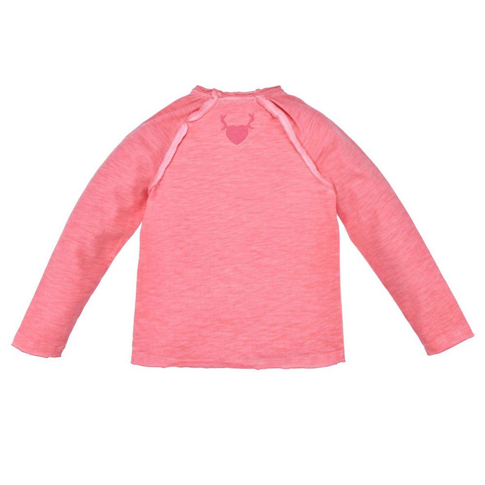 BONDI Trachtenbluse BONDI Mädchen Langarmshirt 'Alpenstadl' 26088, Ro