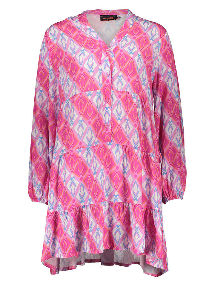 miss goodlife Kleid in Pink/ Hellblau günstig kaufen