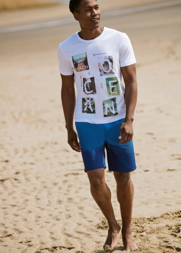 Strandbermuda mit Farbverlauf