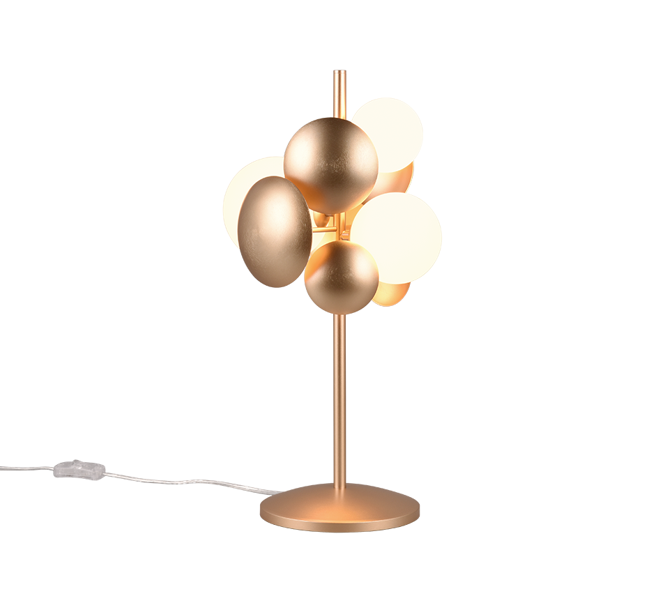TRIO 3-flg AGL Tischlampe Bubble