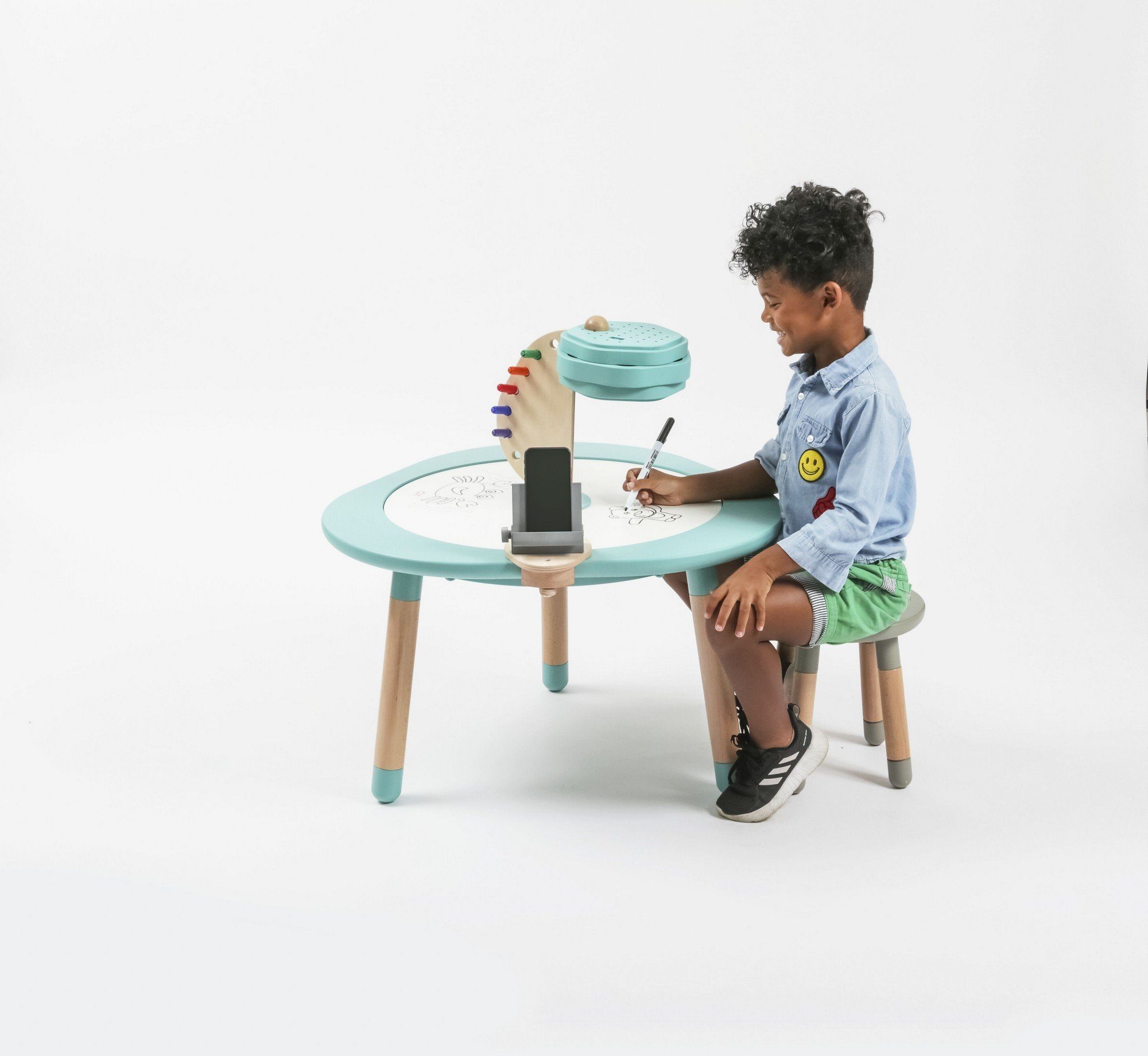 Stokke Kindersitzgruppe MuTable Stuhl - Kinder Holzstuhl für den Multifunktionsspieltisch Mutable - Die ideale Ergänzung für den Spieltisch