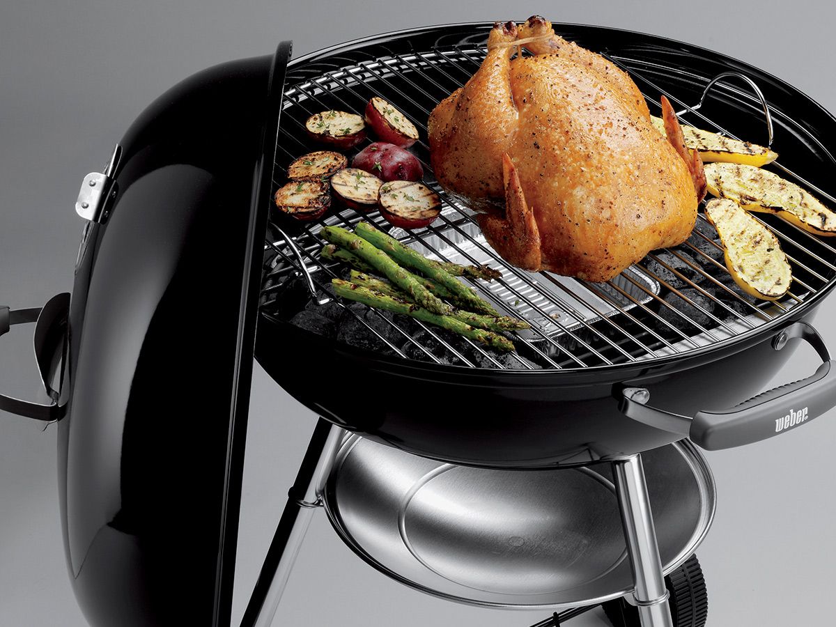 Weber Compact Kettle Ø 57 cm Holzkohlegrill